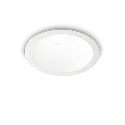 ceiling recessed luminaire GAME TRIM ROUND 120MM round, rigid, UGR < 19, switchable IP40/IP20, white 