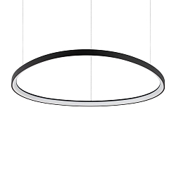 LED Pendelleuchte GEMINI D105 ON-OFF, 78W, 2700K, 8500lm, IP20, schwarz