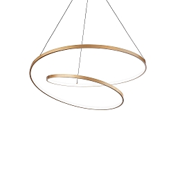 LED Pendelleuchte OZ D60 ON-OFF, IP20, � 60cm, CRi >90, schaltbar, 47W 4000K, messing