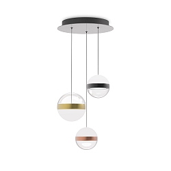LED Pendelleuchte GALAXY, 3-flammig, 29W, 3000K, 2800lm, IP20, wei�