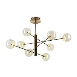LED Pendelleuchte EQUINOXE, 8-flammig, 8xG4, 2W, 3000K, 200lm, IP20