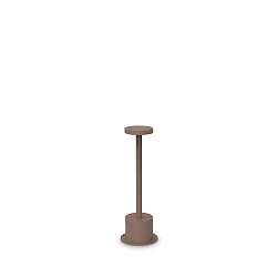 bollard lamp TOFFEE D080 H025 IP65, coffee brown 