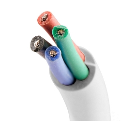 Kabel RGB Meterware 4-polig 0.50mm� SIHF Silikonmantel AWG20, IP68