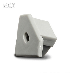 Accessory for profile ECK10 - endcap, silver