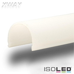 Accessory for profile series WING20, cover, length 200cm, round, opal / satined
