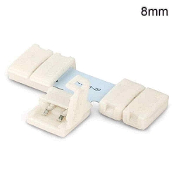 Clip-T-Verbinder (max. 5A) f�r 2-pol. IP20 Flexstripes mit Breite 8mm, Pitch-Abstand >12mm