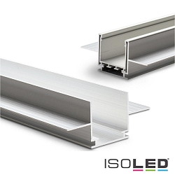 Accessory for recessed profile WING20 - Installation channel, anodized aluminium, length 200cm, for 12.5mm plasterboards