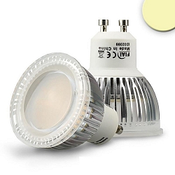 LED Strahler Glas diffuse, GU10, 6W, 120�, warmwei�
