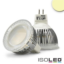 LED Stiftsockel-Strahler MR16 Glas diffus, 12V AC/DC, GU5.3, 6W 2700K 540lm 120°, nicht dimmbar, matt