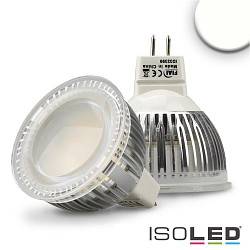 LED Stiftsockel-Strahler MR16 Glas diffus, 12V AC/DC, GU5.3, 6W 4000K 600lm 120°, nicht dimmbar, matt
