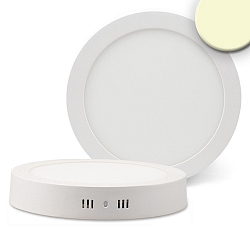 LED Deckenleuchte, IP20, rund, � 22cm, inkl. Trafo, 18W 3000K 1250lm 120�, wei� / diffus