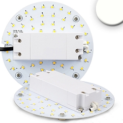 LED Conversion board, � 13cm, 100-277V AC, 9W 4200K 1100lm 120�, with magnet, incl. pre-installed transformer