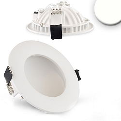LED Einbau-Downlight LUNA, indirektes Licht, IP20, nicht dimmbar, wei�, 8W 4000K 350lm 120�