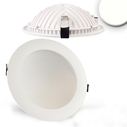 LED Einbau-Downlight LUNA, indirektes Licht, IP20, nicht dimmbar, wei�, 18W 4000K 1100lm 120�