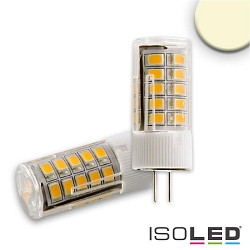LED Stiftsockellampe 33SMD, 12V AC/DC, G4, 3.5W 2700K 320lm 270°, nicht dimmbar, weiß / klar