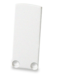Zubeh�r f�r SURF12 RAIL mit COVER4 und TUNNEL - Endkappe, Alu eloxiert, EC18, ECKIG