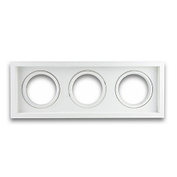 recessed mounting frame AR111, angular, swivelling, incl. fastening ring, die-cast aluminium