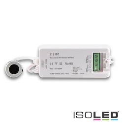 Wisch-Schalter mit Sensorkopf Silber, Wischdistanz 6cm, 230V, 500VA