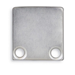 Accessory for profile SURF12 FLAT with TUNNEL - endcap EC3 (2 pc.), aluminium, incl. screws