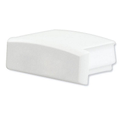Zubeh�r f�r Profil SURF12 FLAT - Endkappe (1 Stk.), EC1, grau, geschlossen