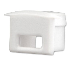 Accessory for profile DIVE12 - endcap (1 pc.), EC8, grey, with cable opening