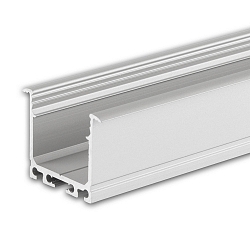 LED Einbau-/ Aufbauprofil DIVE24, Aluminium, 200cm, Alu eloxiert