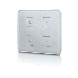 Sys-One single color 4 Zonen Einbau-Touch-Funk-Fernbedienung, 230V AC