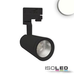 LED 3-phase track spot, 15W, 38, CRi >92, rotatable and swivelling, 4000K 1300lm, black