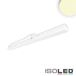 3-phase linear luminaire 60cm, suitable for offices, fixed optics, 20W 3000K 2200lm 110, white