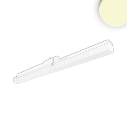 3-phase linear luminaire 60cm, suitable for offices, fixed optics, 20W 3000K 2200lm 110�, white