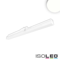 3-phase linear luminaire 60cm, suitable for offices, fixed optics, 20W 4000K 2400lm 110, white