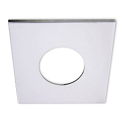 Aluminium cover for recessed spot Sys-68, angular, chrome