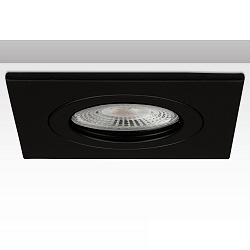 Einbaurahmen f�r GU10/MR16, IP20, exkl. Fassung / Sockel, exkl. Leuchtmittel, Aluminium, eckig, 7.9 x 7.9cm