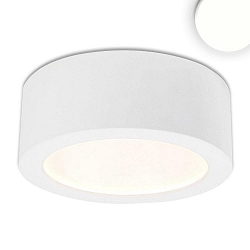 LED surface mount luminaire LUNA, IP20, indirect lightbeam, not dimmable, white, 12W 4000K 650lm 120�