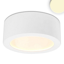LED surface mount luminaire LUNA, IP20, indirect lightbeam, not dimmable, white, 18W 2700K 950lm 120�