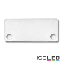 Accessory for SURF24 / DIVE24 FLAT with COVER10 - aluminium endcap EC43 (2 pc.), incl. screws, white RAL 9010
