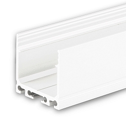 LED Aufbauprofil SURF24, Aluminium, 200cm, Wei� RAL 9010