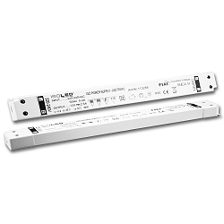 LED Trafo 12V/DC, 0-30W, slim, SELV