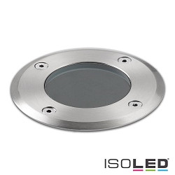 Outdoor in-ground spot for GU10, IP67, walkable, aluminium, excl. lamps, round,  10.8cm