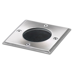 Outdoor Bodeneinbaustrahler f�r GU10, IP67, begehbar, Aluminium, exkl. Leuchtmittel, Quadratisch, 10.8 x 10.8cm