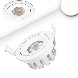LED Einbaustrahler, � 9.5cm, 15W 4000K 1250lm 45�, CRI >90, schwenkbar, dimmbar, wei�