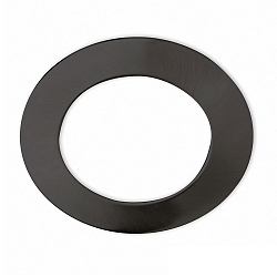 Cover Aluminium RUND f�r Einbaustrahler Sys-90, Schwarz