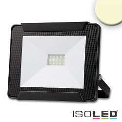 Outdoor LED floodlight 10W, IP65, incl. removable cable, rotatable and swivelling, black, 3000K 800lm 120