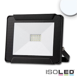 LED Fluter 10W, kaltwei, schwarz, IP65, drehbar und schwenkbar, 6500K 800lm 120