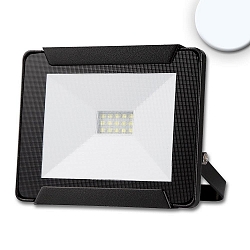 LED Fluter 10W, kaltwei�, schwarz, IP65, drehbar und schwenkbar, 6500K 800lm 120�