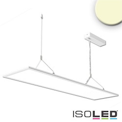 LED Office Hanging lamp Up+Down, UGR<19, 30x120cm, 20+20W 2x100, dimmable, white, 3000K 3700lm