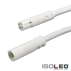 Mini-Plug RGB Verlngerung Male-Female, 4-polig, IP54, wei, max. 48V, 100cm