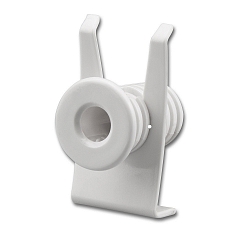 Mini-Plug connection cover with strain relief for ISO-113527 / -46, white