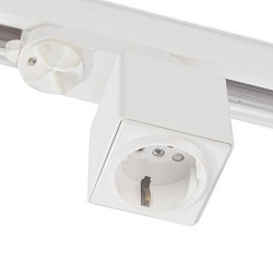3-Phasen Steckdosen-Adapter mit Schutzkontaktstecker, max. 6A, inkl. Kindersicherung ( CLASSIC + S1), Wei�