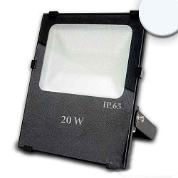 Outdoor LED floodlight PRISMATIC 20W, IP66, rotatable and swivelling, anthracite, 6000K 2550lm 110�